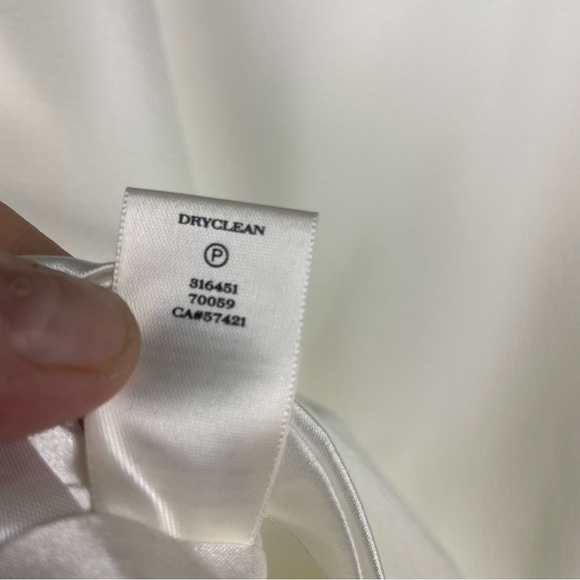 Ann Taylor Petite Black & White Sleeveless Peplum Dress Surplice Top Size 2 P - Picture 15 of 17